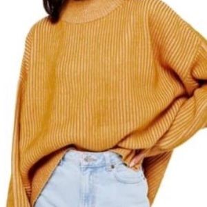 NWT Topshop Mock Neck Knit Sweater